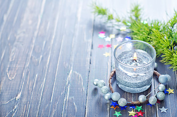 Image showing christmas candle