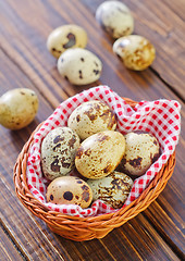 Image showing quail eggs