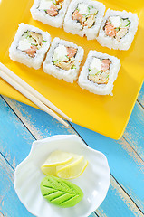 Image showing sushi