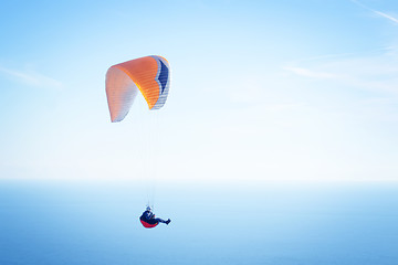 Image showing paraglider in sky