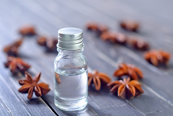 Image showing anise and oil