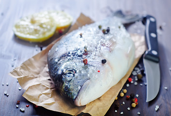 Image showing raw fish