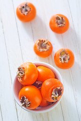 Image showing juicy persimmon