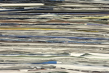 Image showing Stack of papers