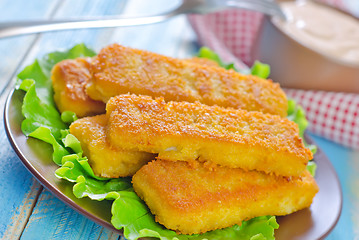 Image showing fried fish