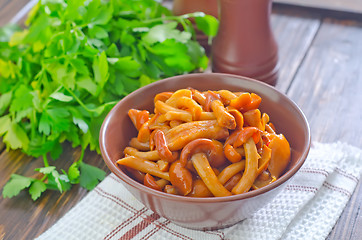 Image showing mushroom in bowl