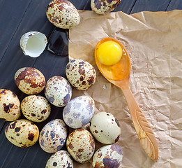 Image showing quail eggs