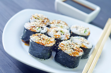 Image showing sushi