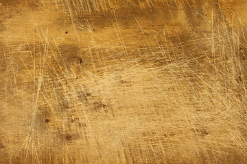 Image showing Worn and stained wood