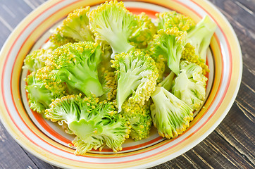 Image showing broccoli on plate