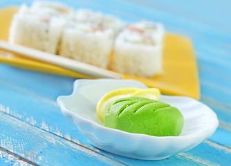 Image showing sushi