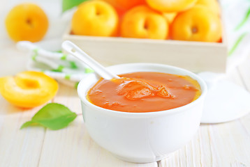 Image showing jam and apricot