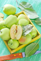 Image showing green apples