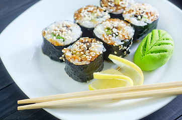 Image showing sushi