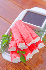 Image showing crab sticks