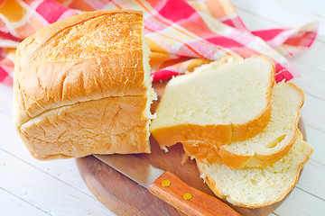 Image showing bread on board