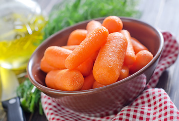 Image showing carrot in bowl