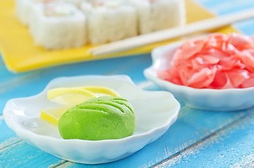 Image showing sushi