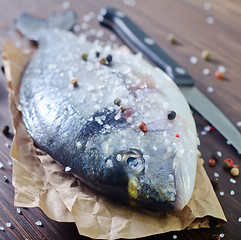 Image showing raw fish