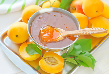 Image showing jam and apricot