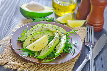 Image showing salad with avocado