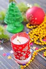 Image showing christmas candle