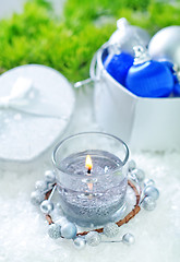 Image showing christmas candle