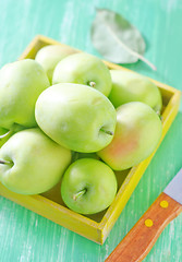 Image showing green apples