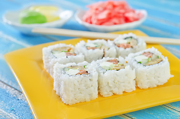 Image showing sushi