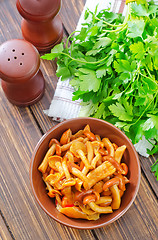 Image showing mushroom in bowl