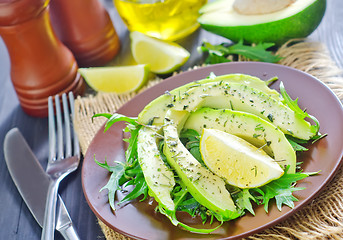 Image showing salad with avocado