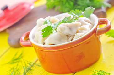 Image showing pelmeni