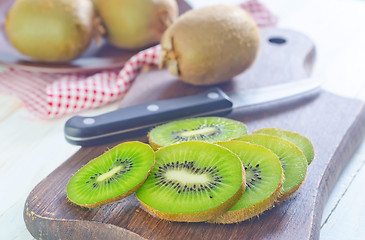 Image showing fresh kiwi