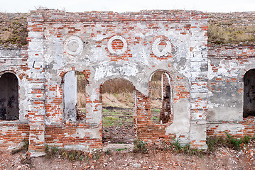 Image showing Broken church in Romanovo village. Tyumen region