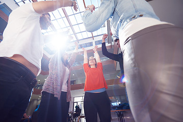 Image showing happy students celebrate