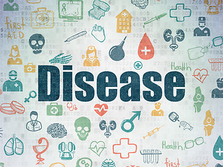 Image showing Healthcare concept: Disease on Digital Paper background