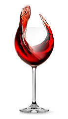 Image showing Elegant red wine