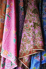 Image showing Colorful sarees