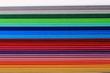 Image showing colors papers background