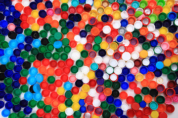 Image showing color plastic caps