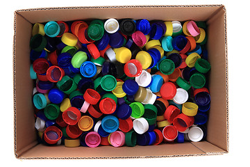 Image showing pet caps in the paper box 