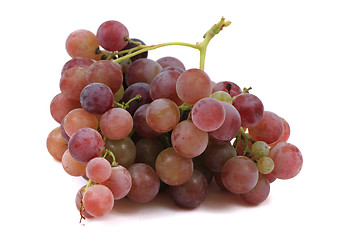Image showing red grape isolated 