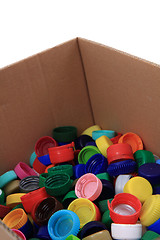 Image showing pet caps in the paper box 