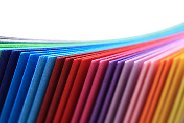 Image showing colors papers background