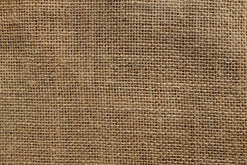 Image showing Rough hessian background