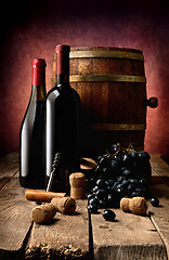 Image showing Wine theme in photo