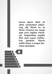 Image showing energy label dark infographics