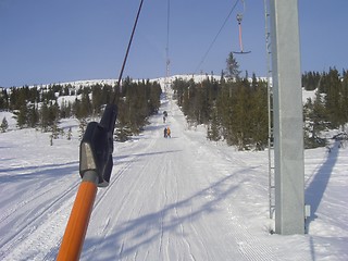 Image showing Ski lift