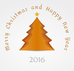 Image showing christmas tree and wish