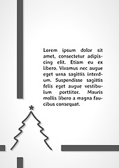 Image showing christmas tree dark infographics